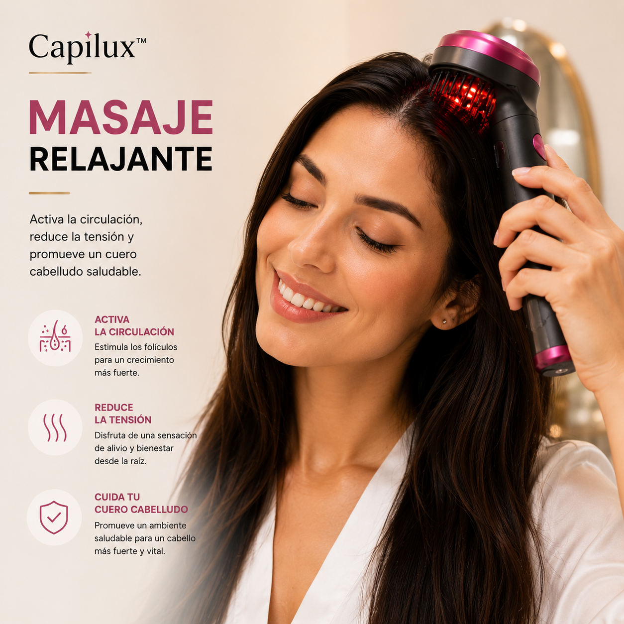 Capilux™ Cepillo Capilar LED