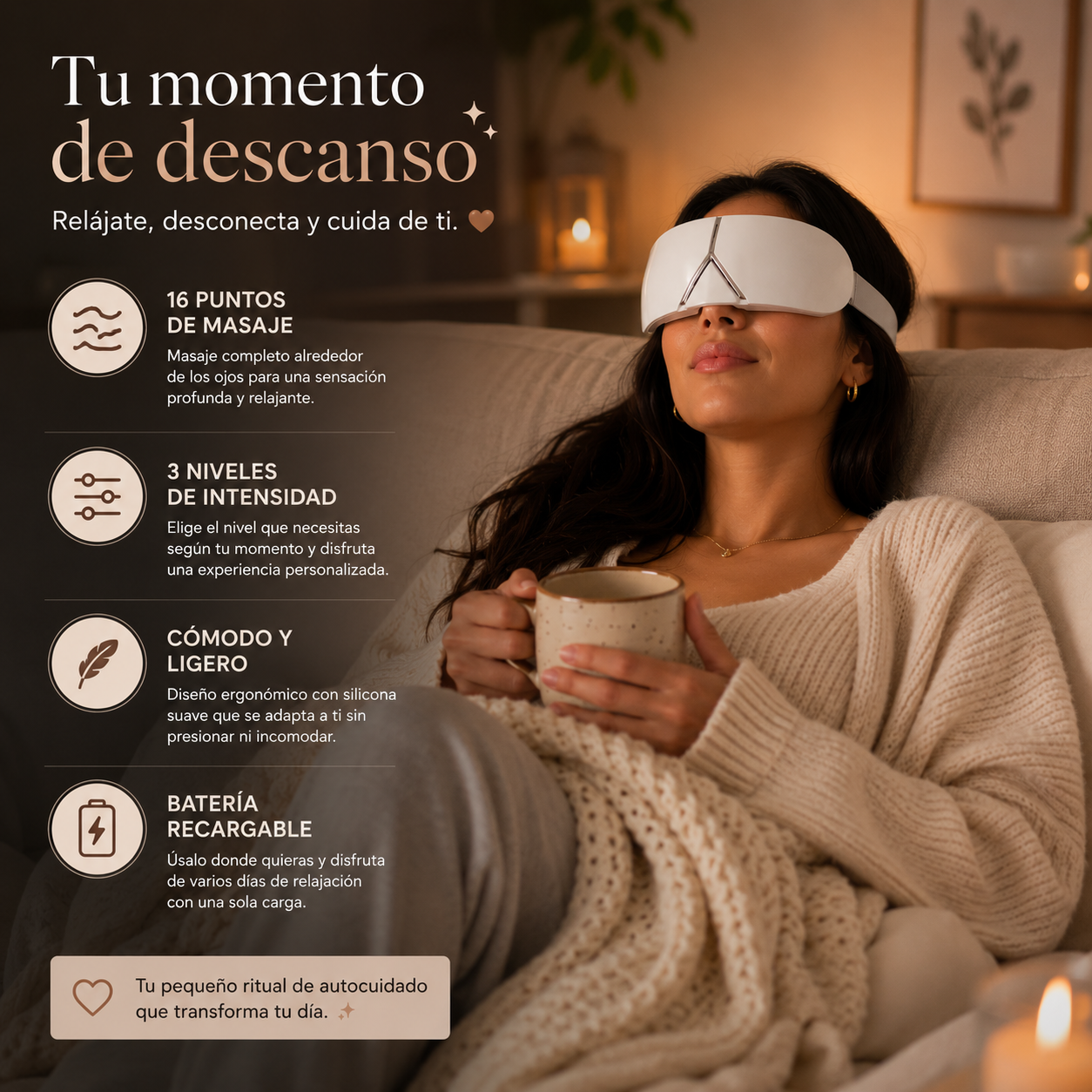 EyeRelax™ – Masajeador de Ojos