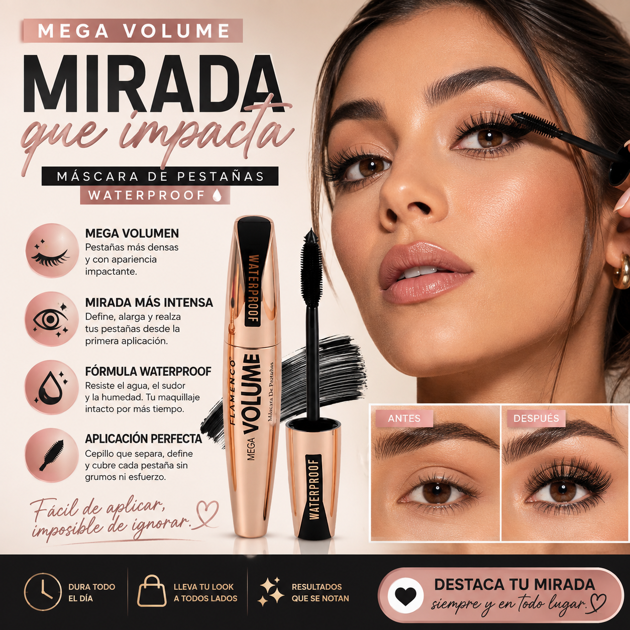 Lash Impact™ – Máscara Mega Volume Waterproof