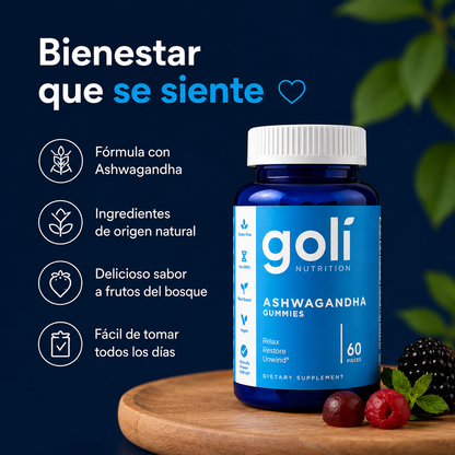 Goli Ashwagandha Gummies™ Calma y Equilibrio