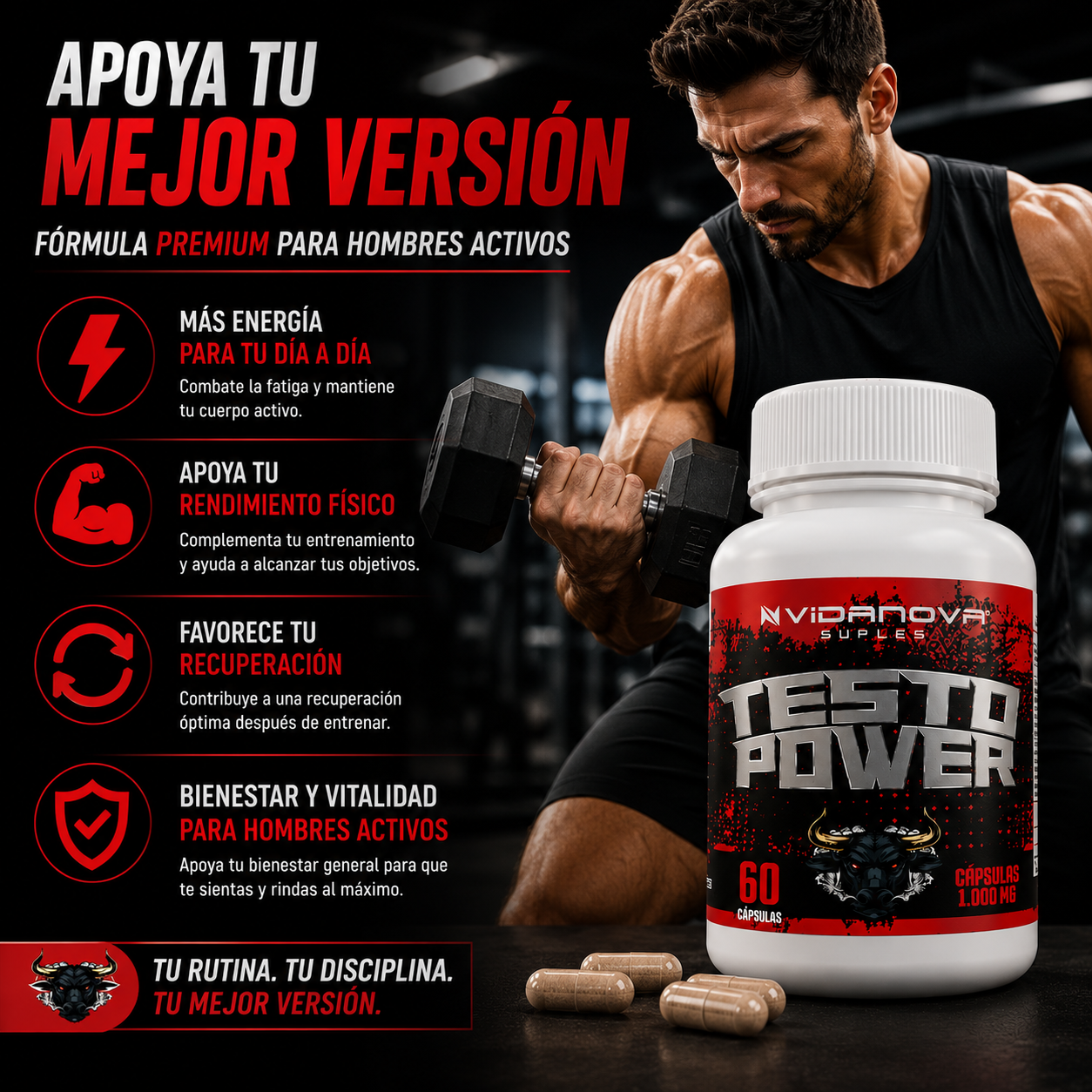 Testo Power™ Fórmula Masculina