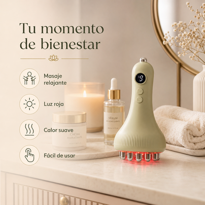 LumiPulse™ – Masajeador Eléctrico con Luz Roja