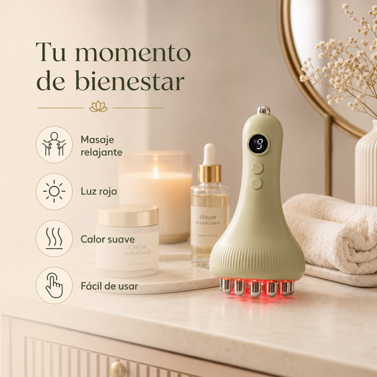 LumiPulse™ – Masajeador Eléctrico con Luz Roja