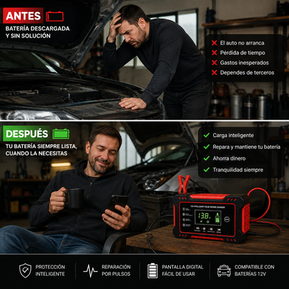 VoltGuard™ Cargador Inteligente 12V