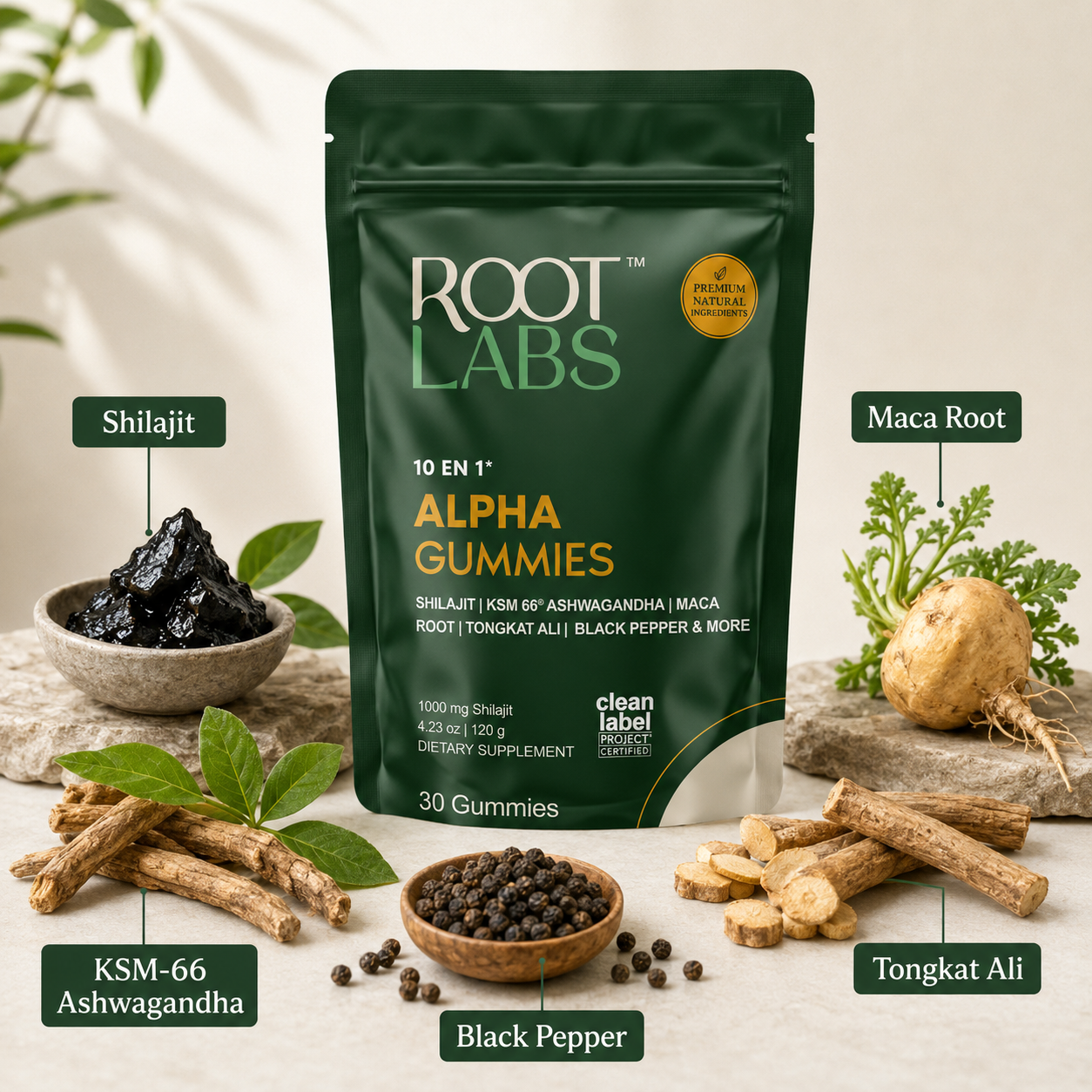 AlphaVita™ Gomitas de Vitalidad 10 en 1