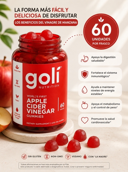 AppleVita™ – Gomitas de Vinagre de Manzana
