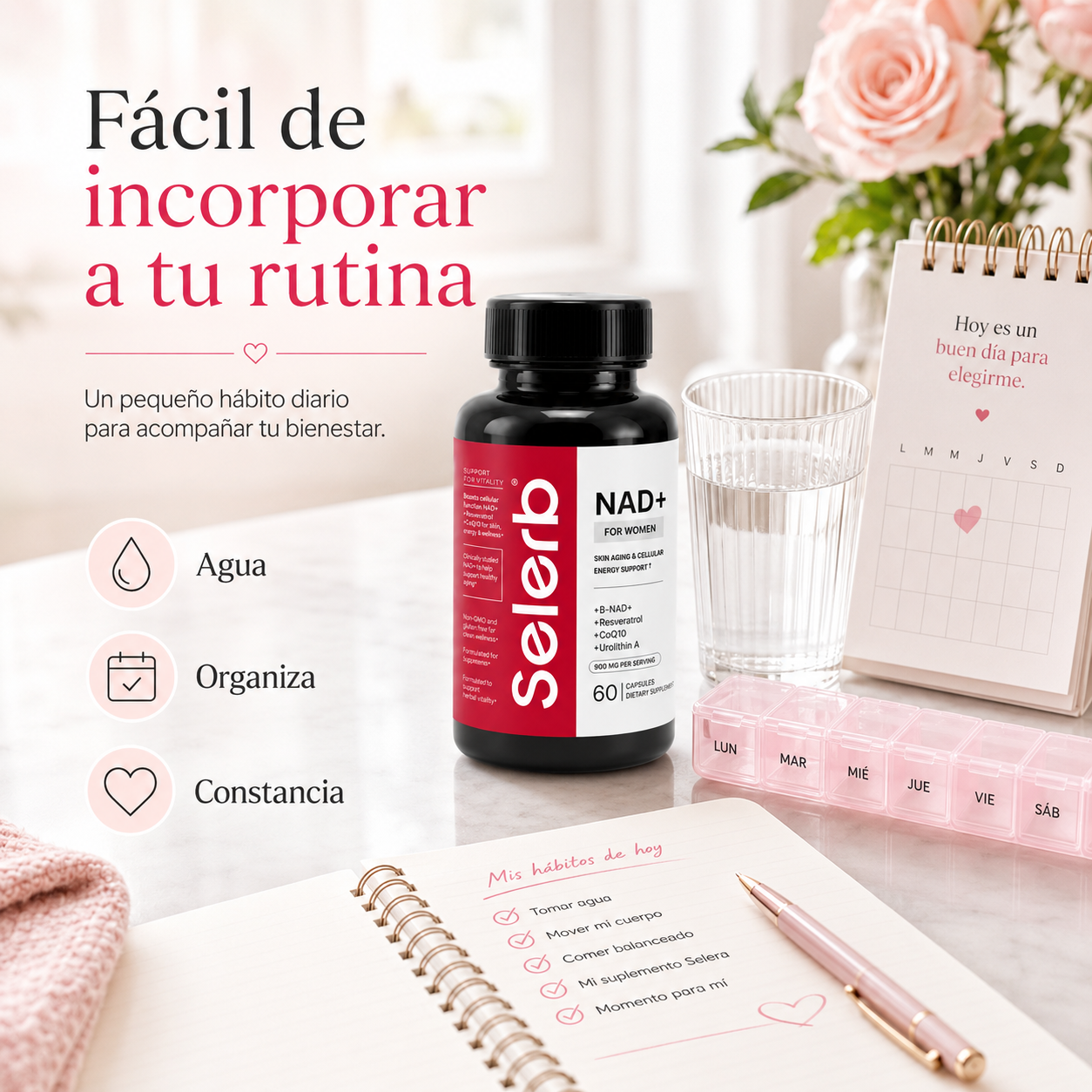 VitaFemme NAD+™ Bienestar y Vitalidad para Mujeres