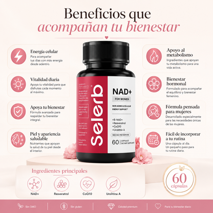 VitaFemme NAD+™ Bienestar y Vitalidad para Mujeres