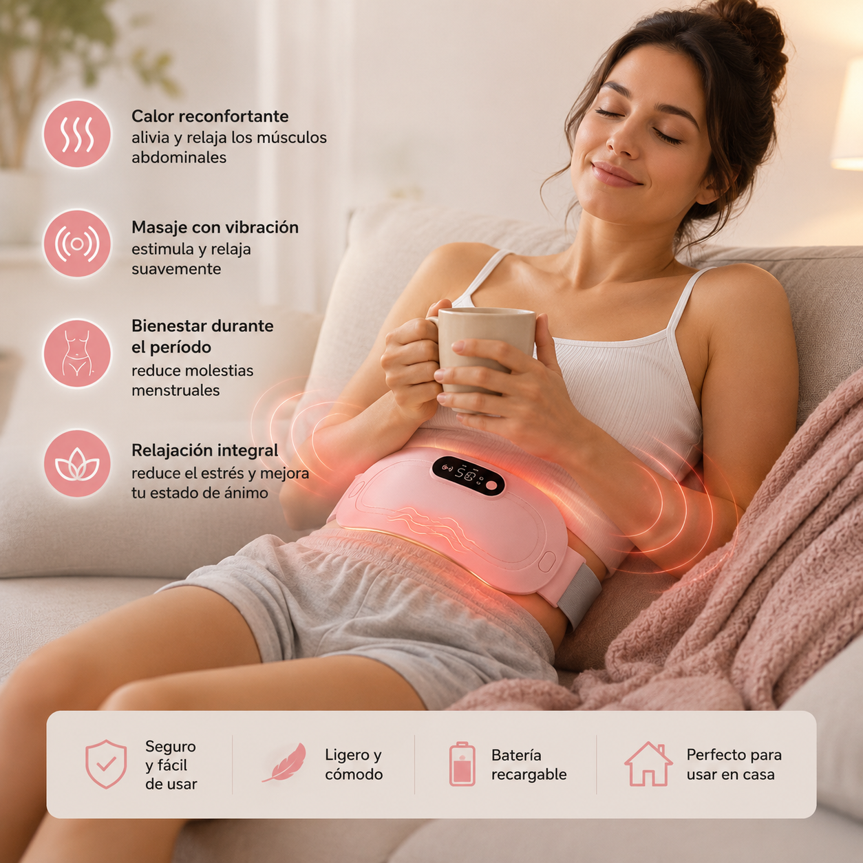 ThermaBelly™ Calor y Masaje