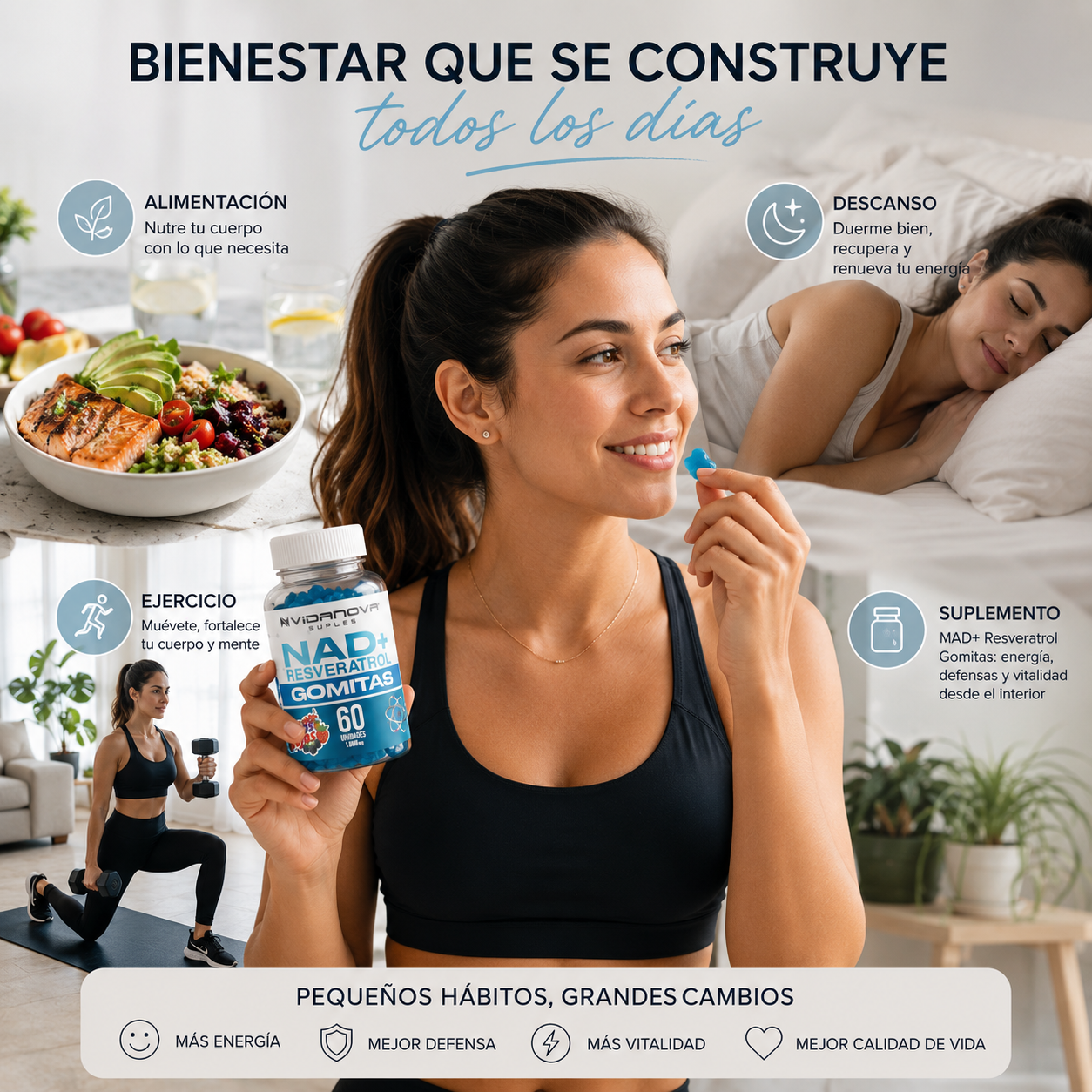 ResveraLife™ Gomitas NAD+ y Resveratrol